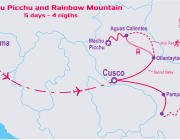 machupicchu and raninbow mountain